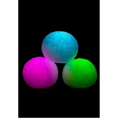 Tzoo® Flashing Light Up Bouncing Ball Led Ball Toy Stress Relief Soft Ball for Kids Playing and Gifting Pack of 2 Balls