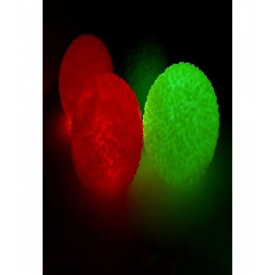 Tzoo® Flashing Light Up Bouncing Ball Led Ball Toy Stress Relief Soft Ball for Kids Playing and Gifting Pack of 2 Balls