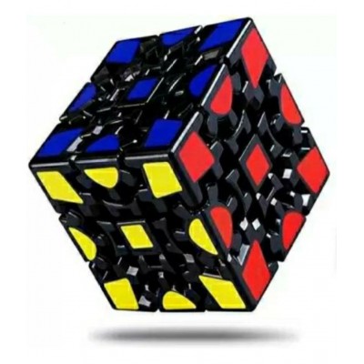 Tzoo Gear ,Pyramid ,3x3x3 stickerless and Gold Mirror Different Shaped Puzzle Cube  (4 Pieces)