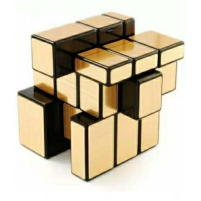Tzoo Gear ,Pyramid ,3x3x3 stickerless and Gold Mirror Different Shaped Puzzle Cube  (4 Pieces)