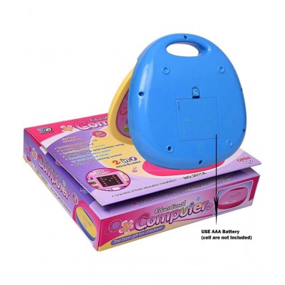 Tzoo® Kids Electronic Laptop, LED Display with Music, for Educational Learning, Laptop Learner with LED Screen, Multi Color