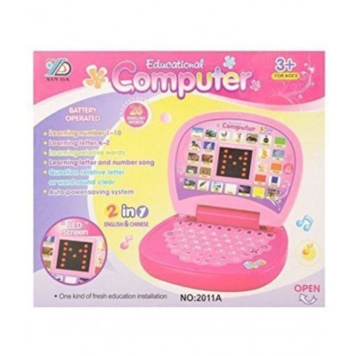 Tzoo® Kids Electronic Laptop, LED Display with Music, for Educational Learning, Laptop Learner with LED Screen, Multi Color