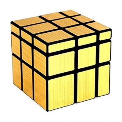 Tzoo® Mirror Cube 3x3 Cube High Speed Gold Mirror Magic Cube 3x3 Mirror Cube Brainstorming Puzzle Game Toy