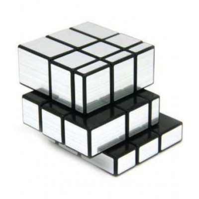 Tzoo Pyramid Triangle and Silver Mirror Puzzle Cube (2 Pieces)