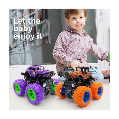 Tzoo® Truck Toys for Kids Friction Powered Truck Car Toy for Baby Push & Go Toys Combo Set for Boys & Girls (Truck Toy Pack of 2)