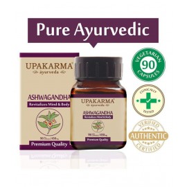 UPAKARMA AYURVEDA Ashwagandha Reducing Stress 90Veg Capsule Capsule 90 no.s