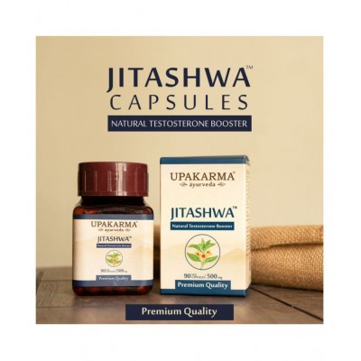 UPAkarma Shilajit & Ashwagandha Extract,Jitashwa Capsule 90 no.s Pack Of 1