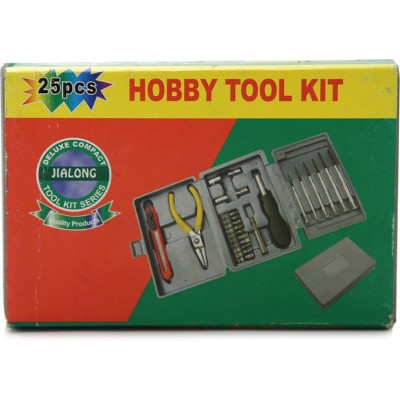 Ultimate 25 Pcs Deluxe Compact Home Tool Kit