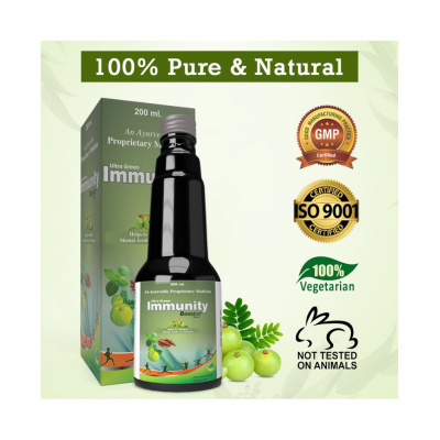 Ultra Healthcare Ayurvedic Immunity Booster Liquid 200 ml Pack Of 2