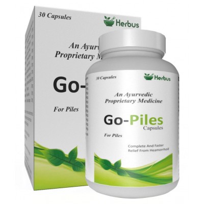 Ultra Healthcare Go-Piles for Piles & Fissures  Cure Capsule 30 gm Pack Of 2
