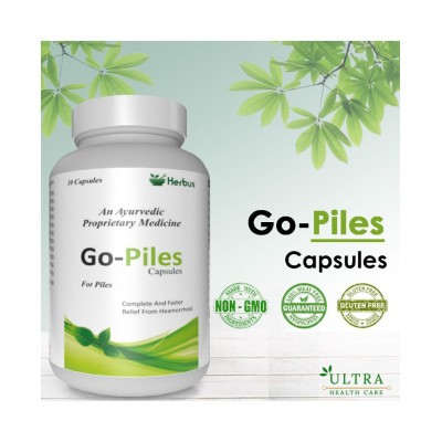 Ultra Healthcare Go-Piles for Piles & Fissures  Cure Capsule 30 gm Pack Of 2