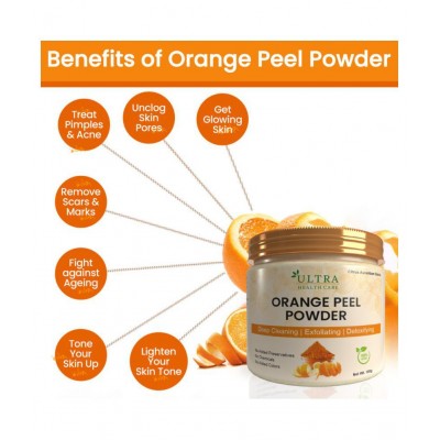 Ultra Healthcare Orange Peel Natural Skin Care Powder 100 gm Pack Of 2