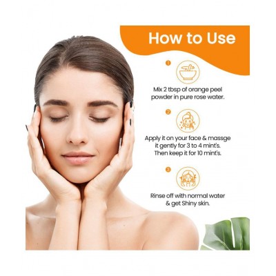 Ultra Healthcare Orange Peel Natural Skin Care Powder 100 gm Pack Of 2