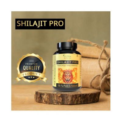 Ultra Healthcare Shilajit Pro for Stamina & Boost Energy Capsule 60 gm Pack Of 2