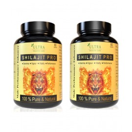 Ultra Healthcare Shilajit Pro for Stamina & Boost Energy Capsule 60 gm Pack Of 2