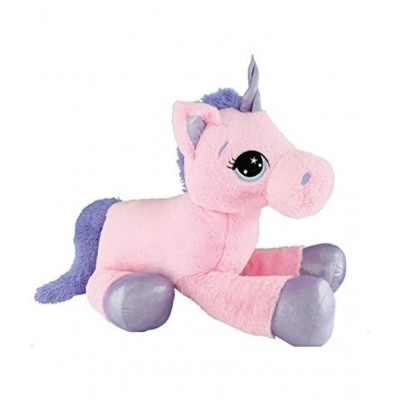 Unicorn Sitting Plush Soft Toy Cute Kids Animal Home Decor Boys/Girls (70 cm, Pink)