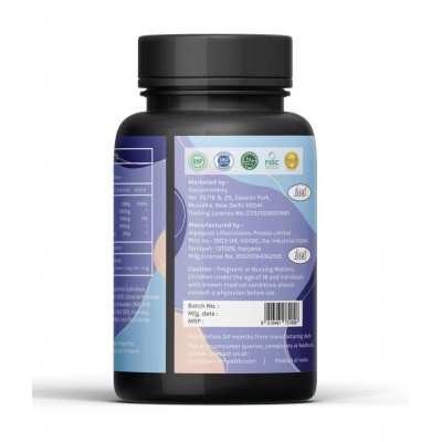 Unifit Melatonin 10 mg with Tagar 250mg Sleeping Aid Tablets For Men & Women for Better Sleep (60 Tablets)