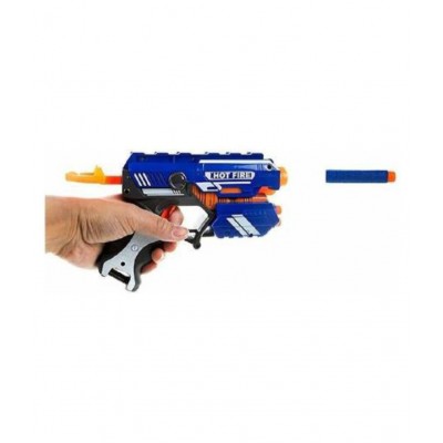 VBE Blaze storm Manual Soft Bullet Gun (Multi Color) Toy with 10 Foam Bullets for Kids Guns & Darts  (Multicolor)
