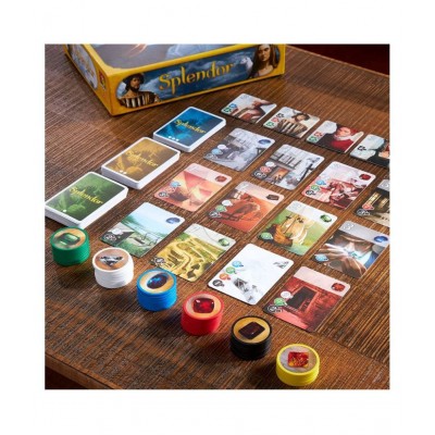 VBE Splendor Board Game (Base Game) | Family Board Game | Board Game for Adults and Family | Strategy Game | Ages 10+ | 2 to 4 players | Average Playtime 30 minutes