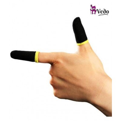 VEDO Thumb & Finger Sleeve (Pack of 4  SET- - 8 Piece) for Mobile Game, Pubg,Cod,Freefire & Fortnite  MULTICOLORES