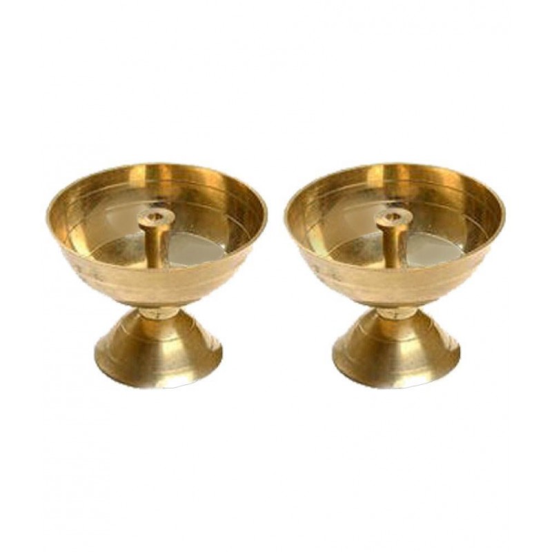 VISHAL INDIA MART Brass Akhand Diya -