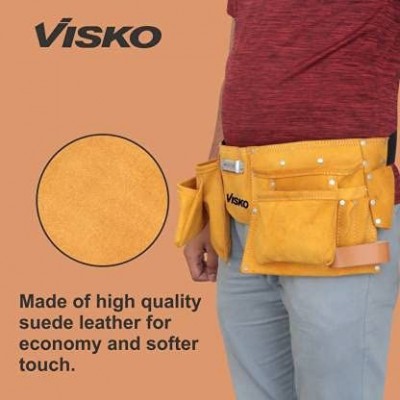 VISKO Leather Tool Bag (Number of Pockets - 10)