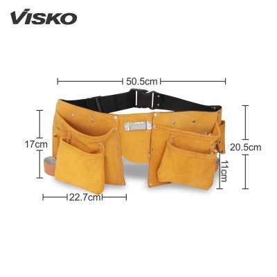 VISKO Leather Tool Bag (Number of Pockets - 10)