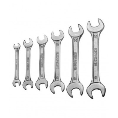 VISKO S025 Socket Wrench Double open end Double Sided Open End Wrench  (Pack of 6)