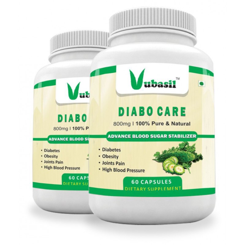 VUBASIL Best Herbal Diabetes Care Sugar Control Capsule 120 no.s Pack Of 2
