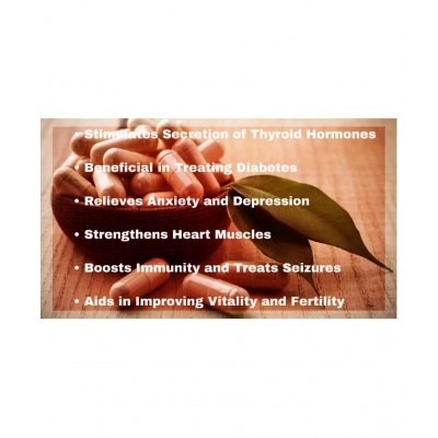 VUBASIL Herbal Ashwagandha for General Wellness Capsule 60 mg Pack Of 1