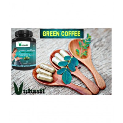 VUBASIL Herbal Green Coffee Extract Fat Burner Capsule 90 no.s Pack Of 1
