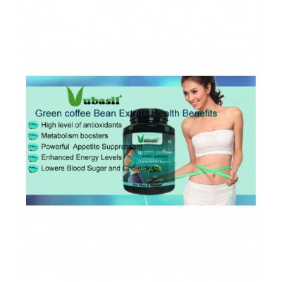 VUBASIL Herbal Green Coffee Extract Fat Burner Capsule 90 no.s Pack Of 1