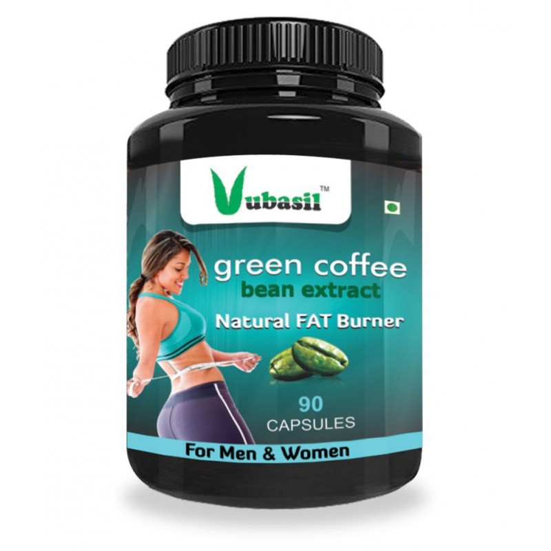 VUBASIL Herbal Green Coffee Extract Fat Burner Capsule 90 no.s Pack Of 1