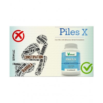 VUBASIL Herbal Piles Care Reduces Bleeding Pain Capsule 15 no.s Pack Of 1