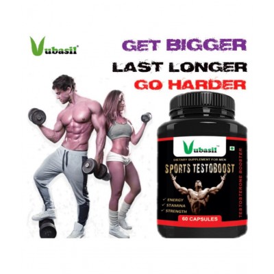 VUBASIL Natural Testorane Booster - Testoboost Capsule 60 no.s Pack Of 1