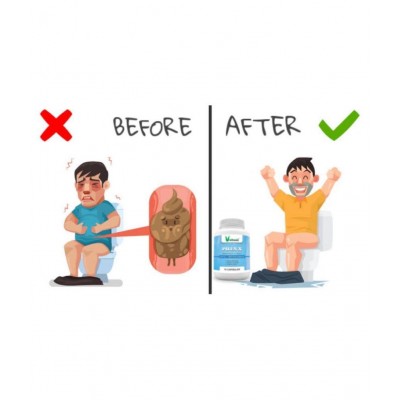 VUBASIL Piles X (45 Capsules) Piles Medicine 800 mg Capsule