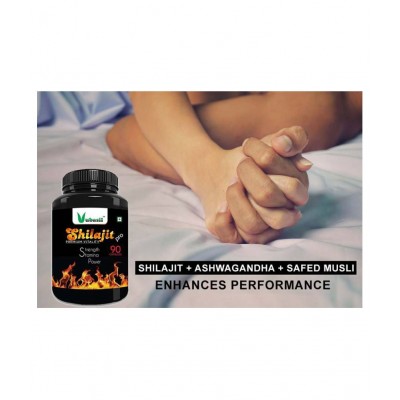 VUBASIL Pure Shilajit - Herbal Shilajeet Extract Capsule 90 no.s Pack Of 1