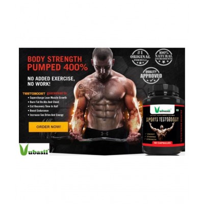 VUBASIL Testosterone Booster (120Caps) 800 mg Vitamins Capsule