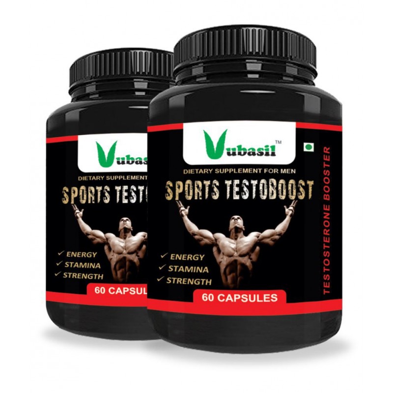 VUBASIL Testosterone Booster (120Caps) 800 mg Vitamins Capsule