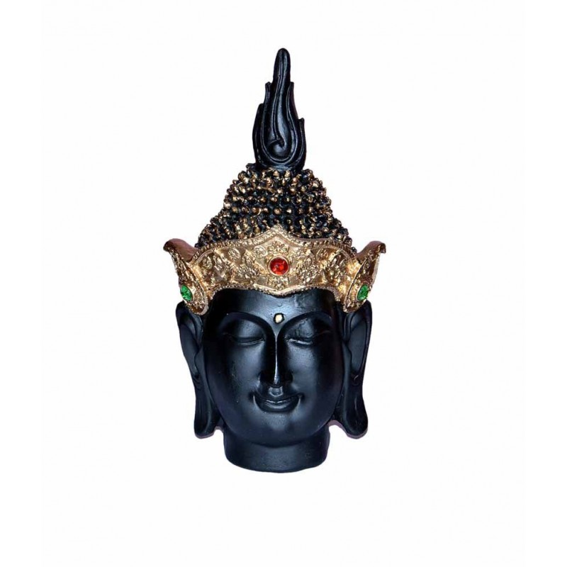 Vaah Matte Marvelous Crown Buddha Face Showpiece