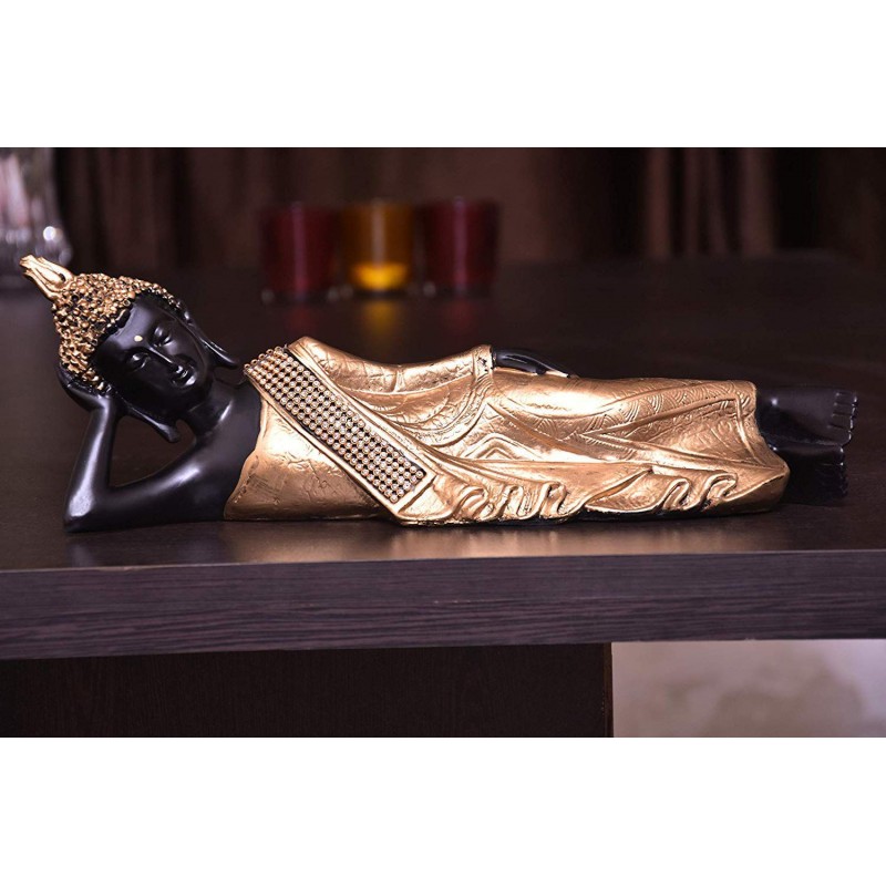 Vaah Matte Marvelous Resting Buddha Showpiece