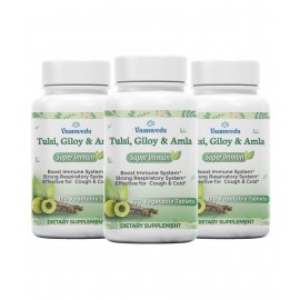 Vaamveda Giloy Ghanvati Ayush Kwath Immunity Tablet 360 no.s Pack of 3