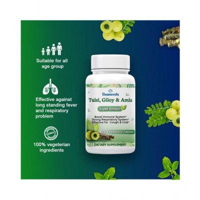 Vaamveda Tulsi Giloy Ayush Kwath Immunity Booster Tablet 120 no.s Pack Of 1