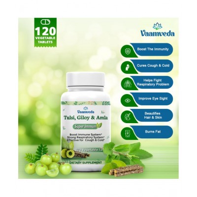 Vaamveda Tulsi Giloy Ghanvati Ayush Kwath Immunity Booster Tablet 240 no.s Pack Of 2