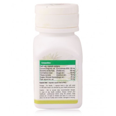 Vaddmaan Bone & Joint Wellness - 60 Capsules | Curcumin| Shallaki | Gugglu | Gokshura | Ginger Vaddmaan Bone & Joint Wellness - 60 Capsules | Curcumin| Shallaki | Gugglu | Gokshura | Ginger