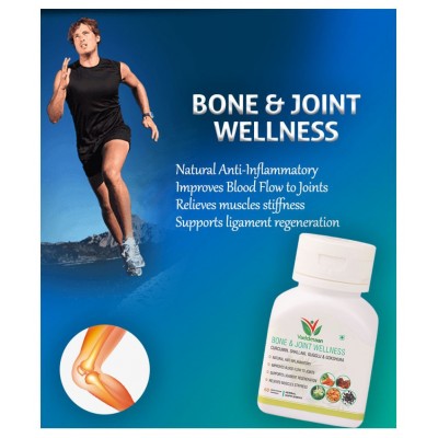 Vaddmaan Bone & Joint Wellness - 60 Capsules | Curcumin| Shallaki | Gugglu | Gokshura | Ginger