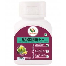 Vaddmaan Garcinia++ Keto Advanced Weight Management Supplement with Garcinia Cambogia (HCA 70%) Green Coffee Bean, Black Pepper Extracts (Pack of 1)