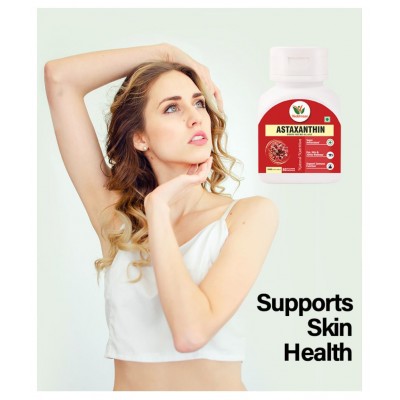 Vaddmaan Natural Astaxanthin vegetarian capsules from Microalgae | Super Antioxidant | Supports Healthy Skin & Eyes | Supports immunity (pack of 1) Vaddmaan Natural Astaxanthin vegetarian capsules from Microalgae | Super Antioxidant | Supports Healthy Skin & Eyes | Supports immunity (pack of 1)