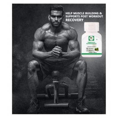 Vaddmaan Tribulus & KSM-66 Ashwagandha for Men, Male Vitality Supplement (Pack of 1) Vaddmaan Tribulus & KSM-66 Ashwagandha for Men, Male Vitality Supplement (Pack of 1)
