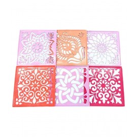 Vardhman Multicolour Powder Rangoli - Pack of 6